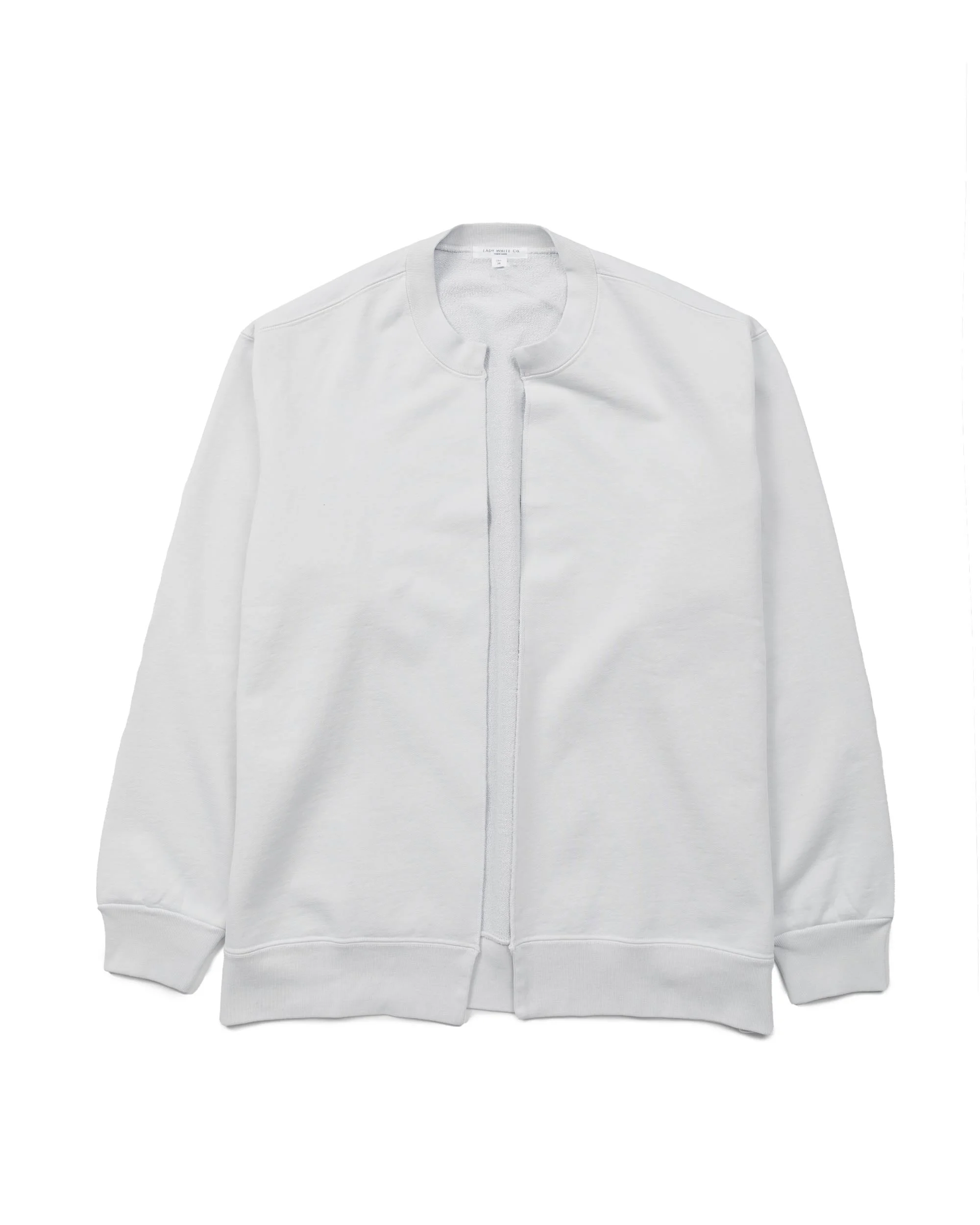 Split Crew Cardigan Glacier - 1