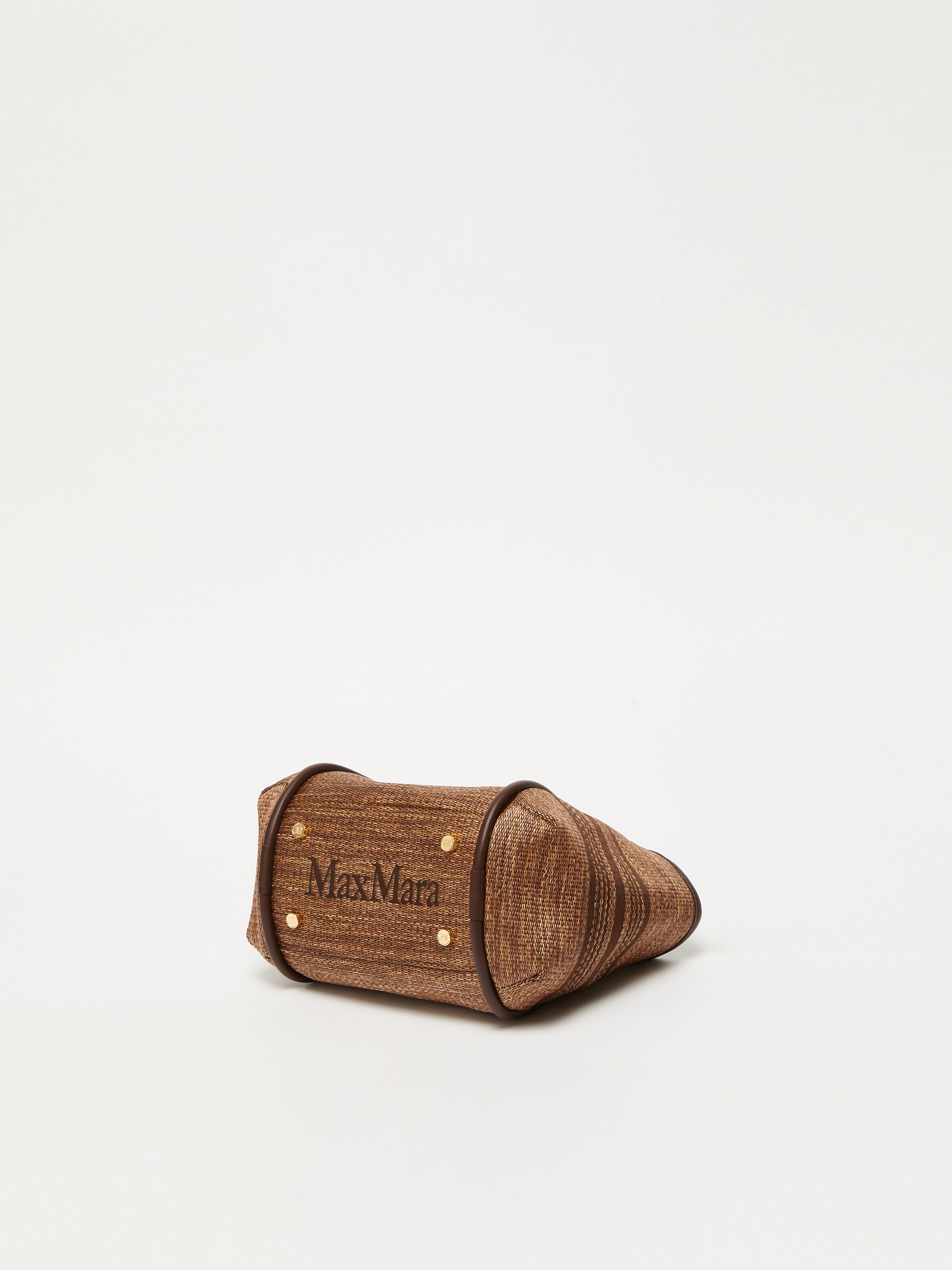 MARINESTRIPEXS Jacquard raffia fabric extra-small Marine bag - 6