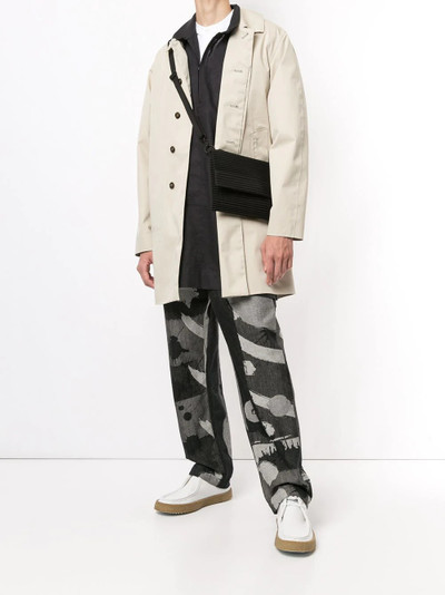 ISSEY MIYAKE abstract print loose fit jeans outlook