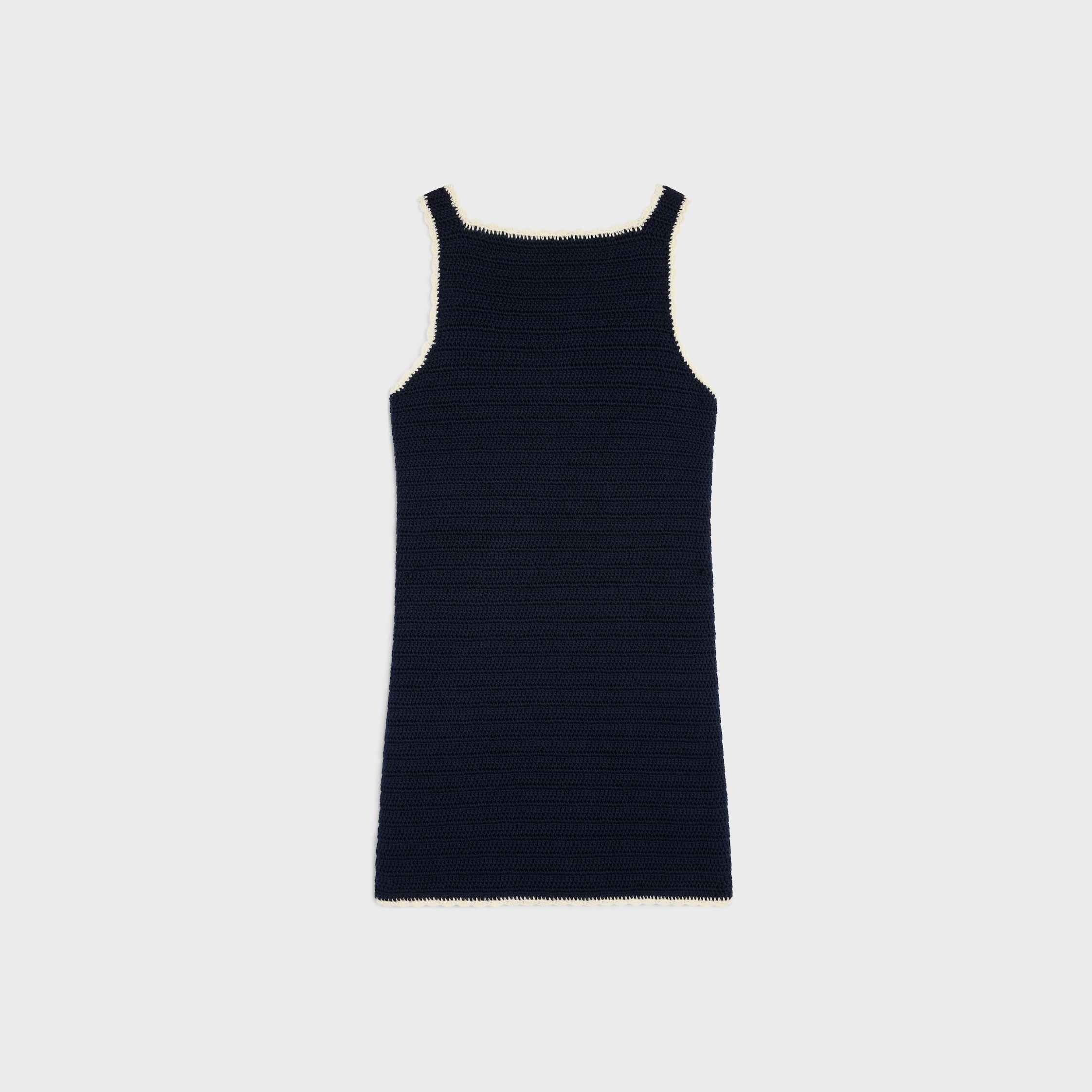 mini dress IN crocheted cotton - 2