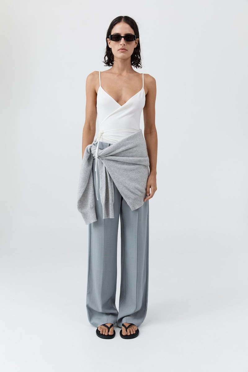 Ballerina Wrap Knit Top - Off White 3