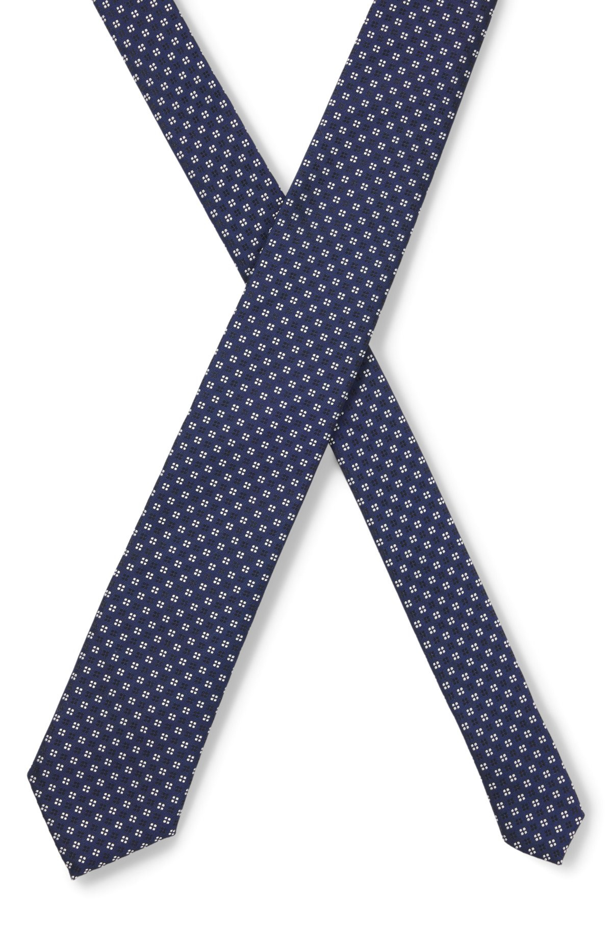 SILK-BLEND TIE WITH JACQUARD PATTERN - 4