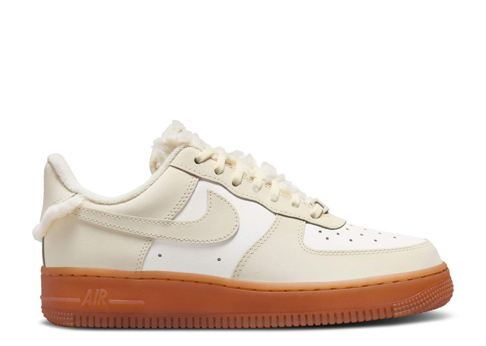 WMNS AIR FORCE 1 '07 LX 'SAIL GUM FAUX FUR' - 1