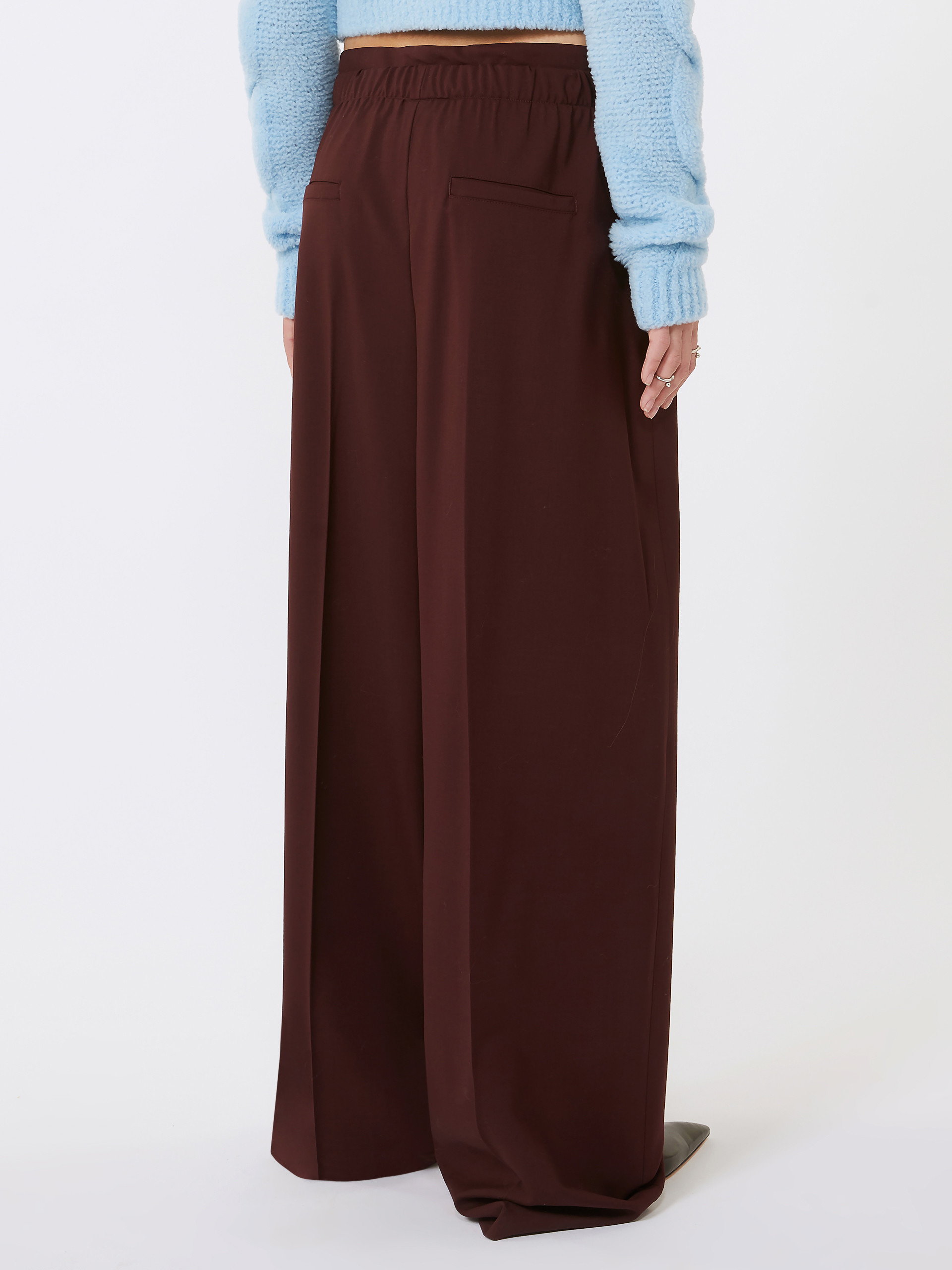 QUITO Wide-fit stretch wool trousers - 4