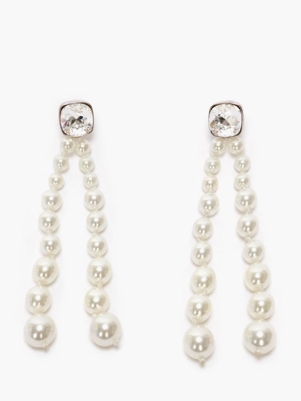 CHANDELIER PEARL & CRYSTAL EARRINGS 1