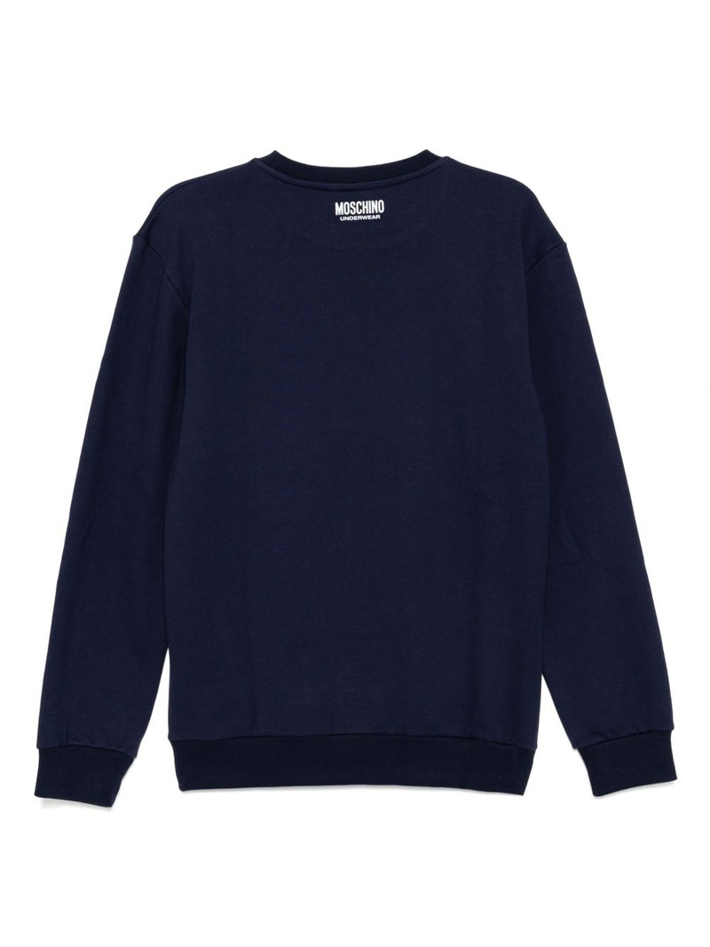 Moschino slogan print  sweatshirt outlook