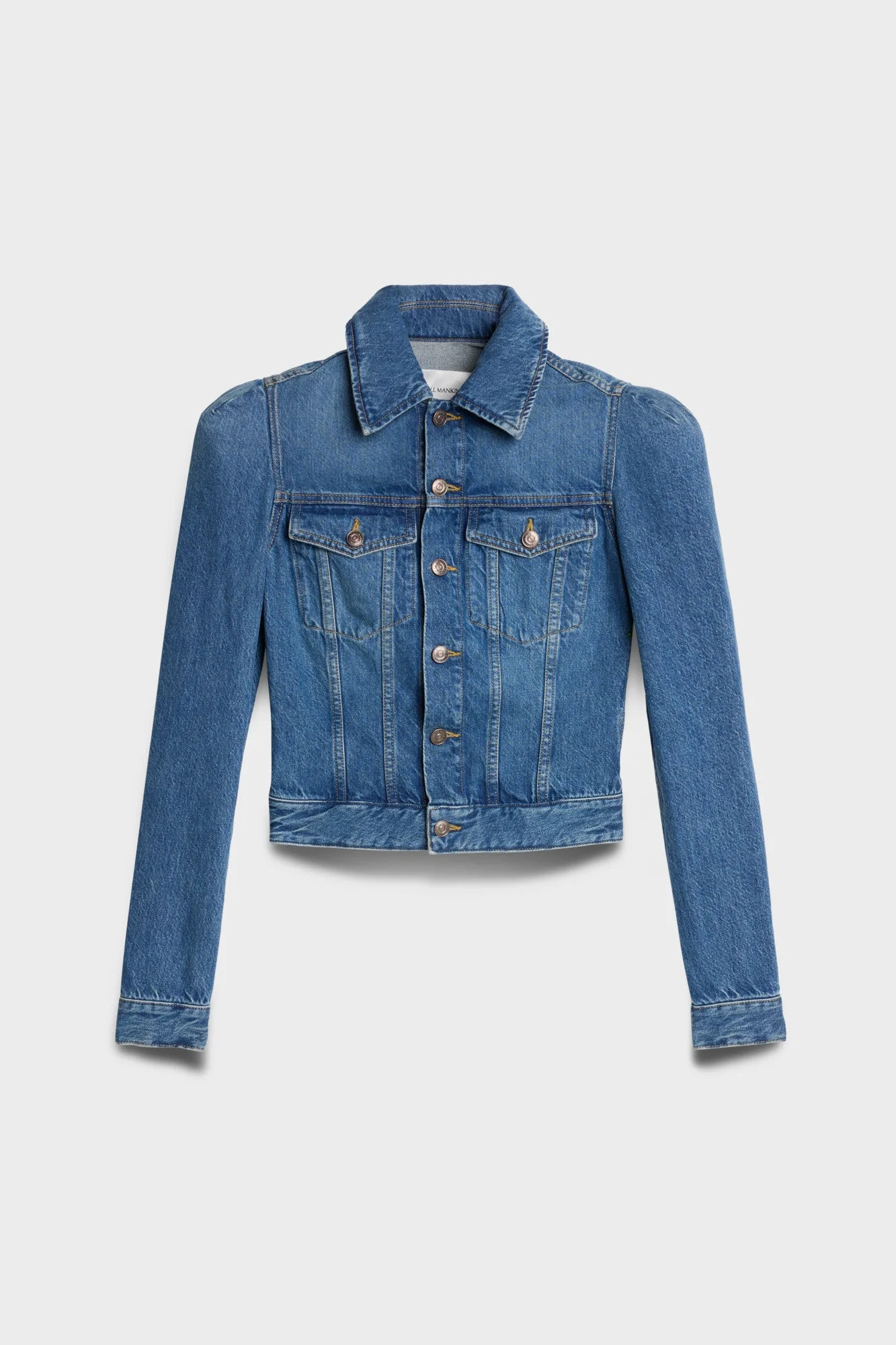 PUFF SLEEVE TRUCKER JACKET - 1