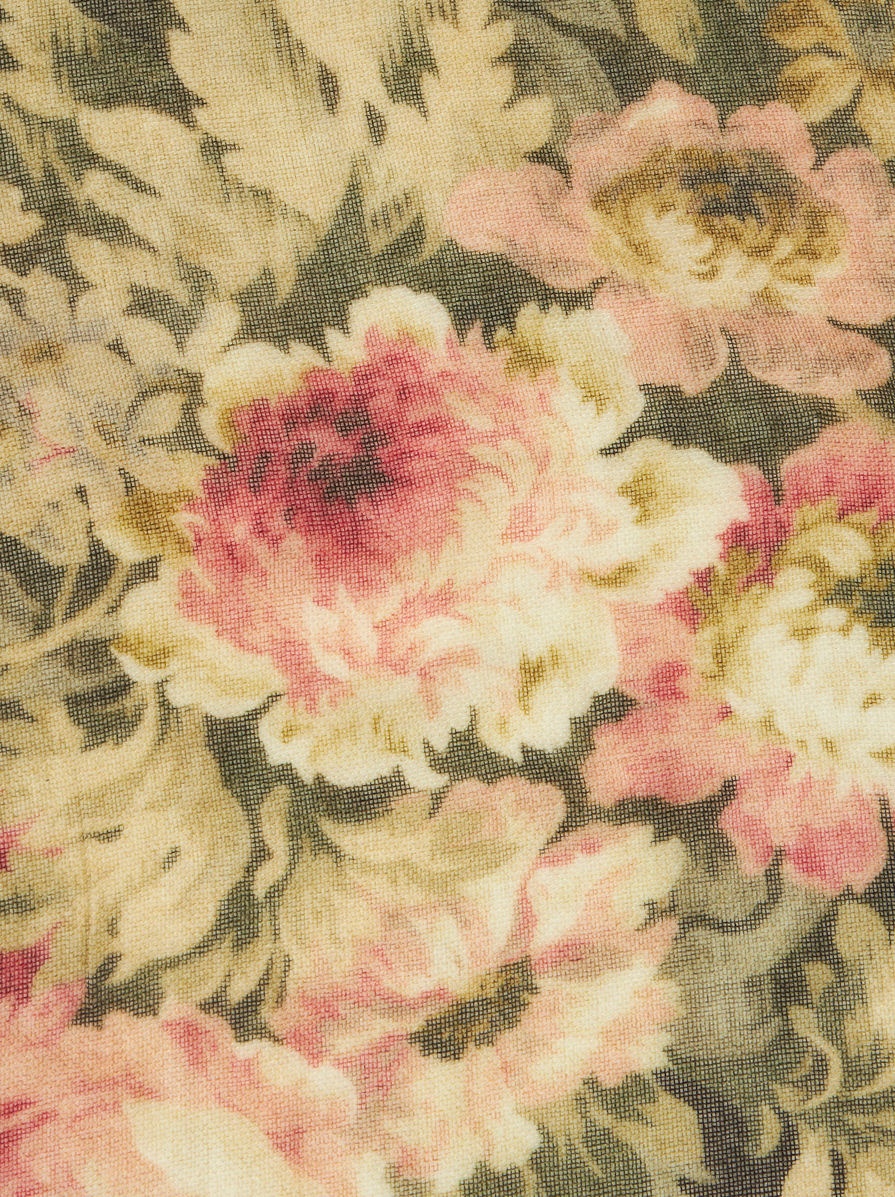 FLORAL CASHMERE SCARF - 3