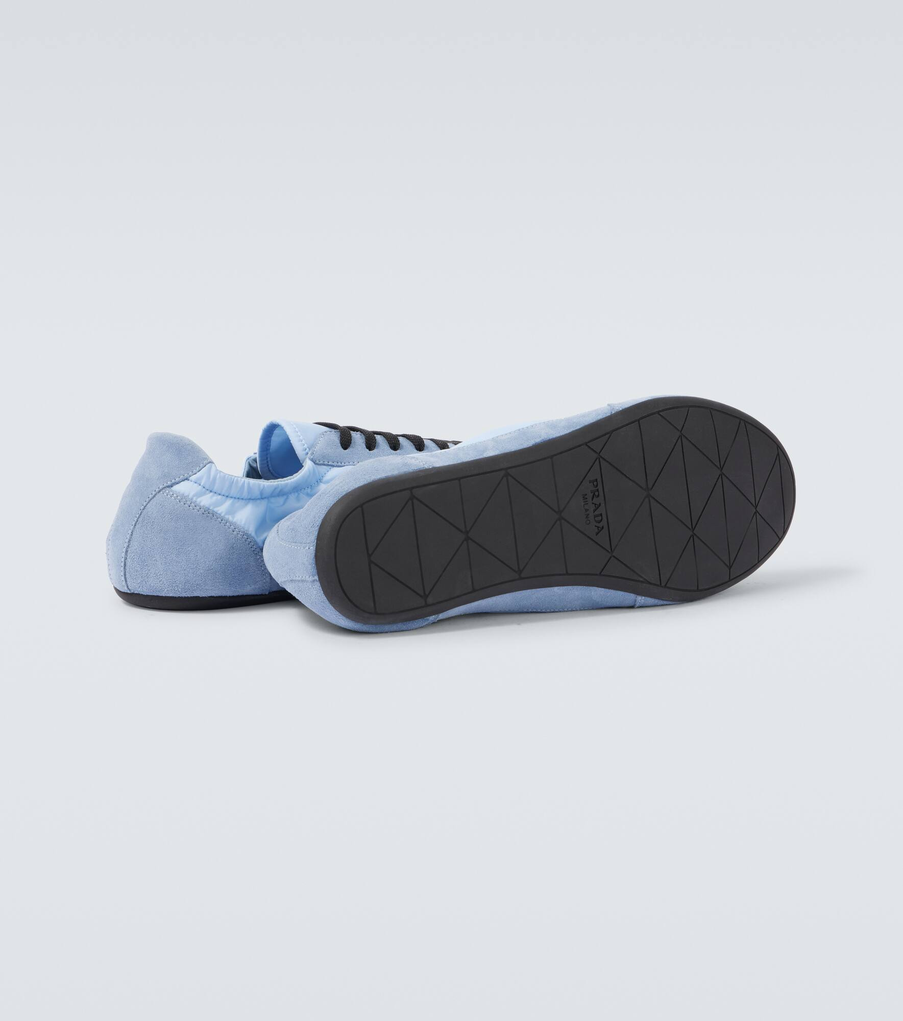 Collapse Re-Nylon and suede sneakers - 7