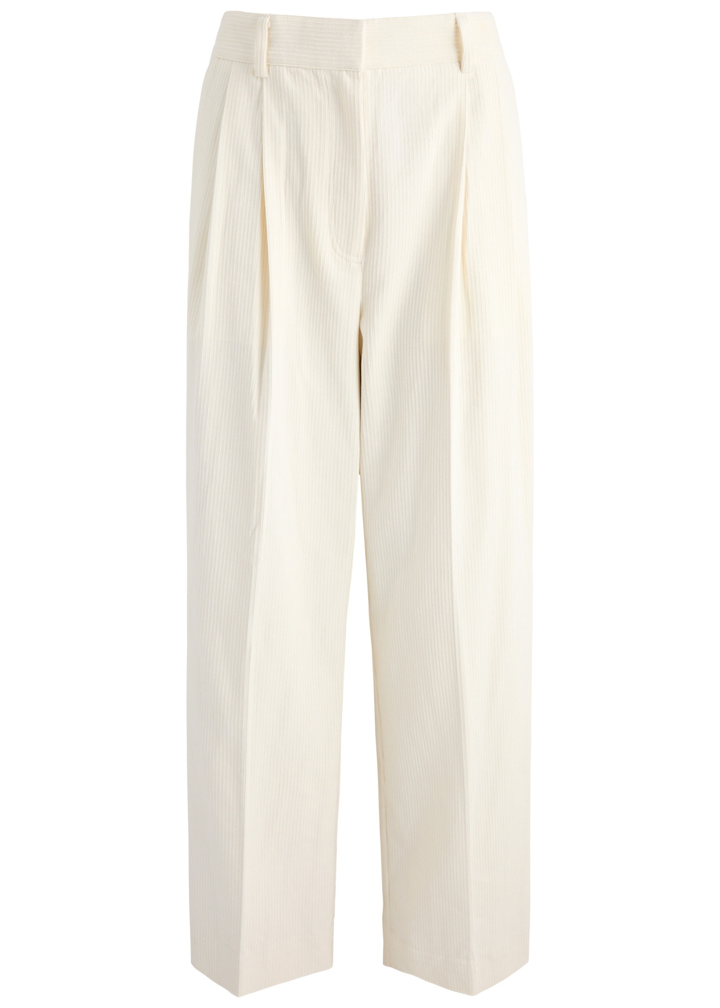 Straight-leg corduroy trousers - 1