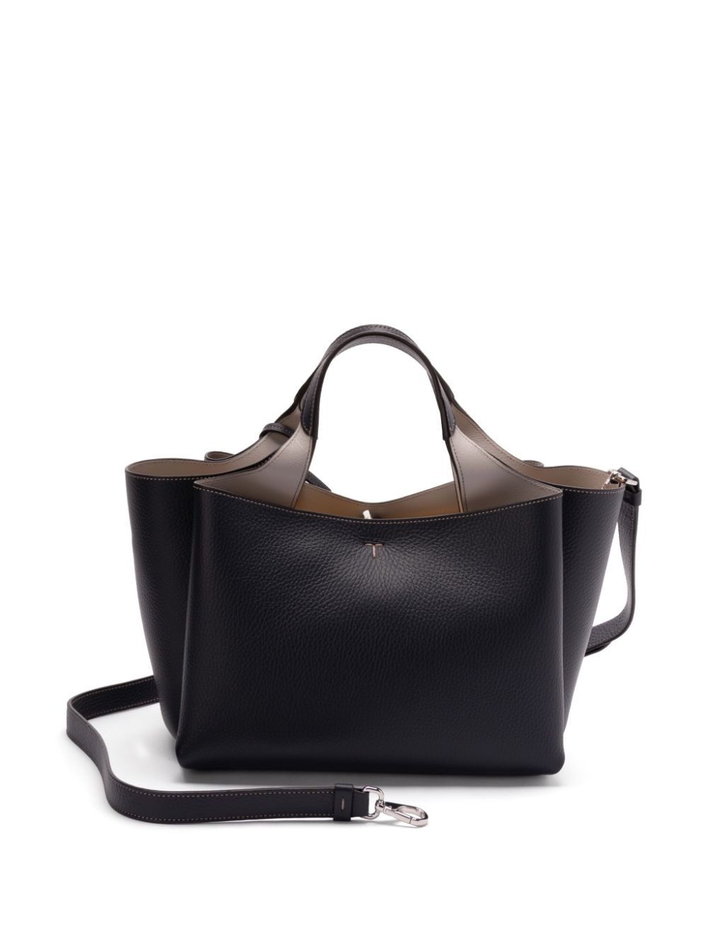 leather two-way handbag - 2