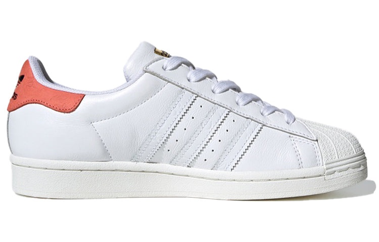 (WMNS) adidas originals Superstar - White/Pink FW8354 - 2