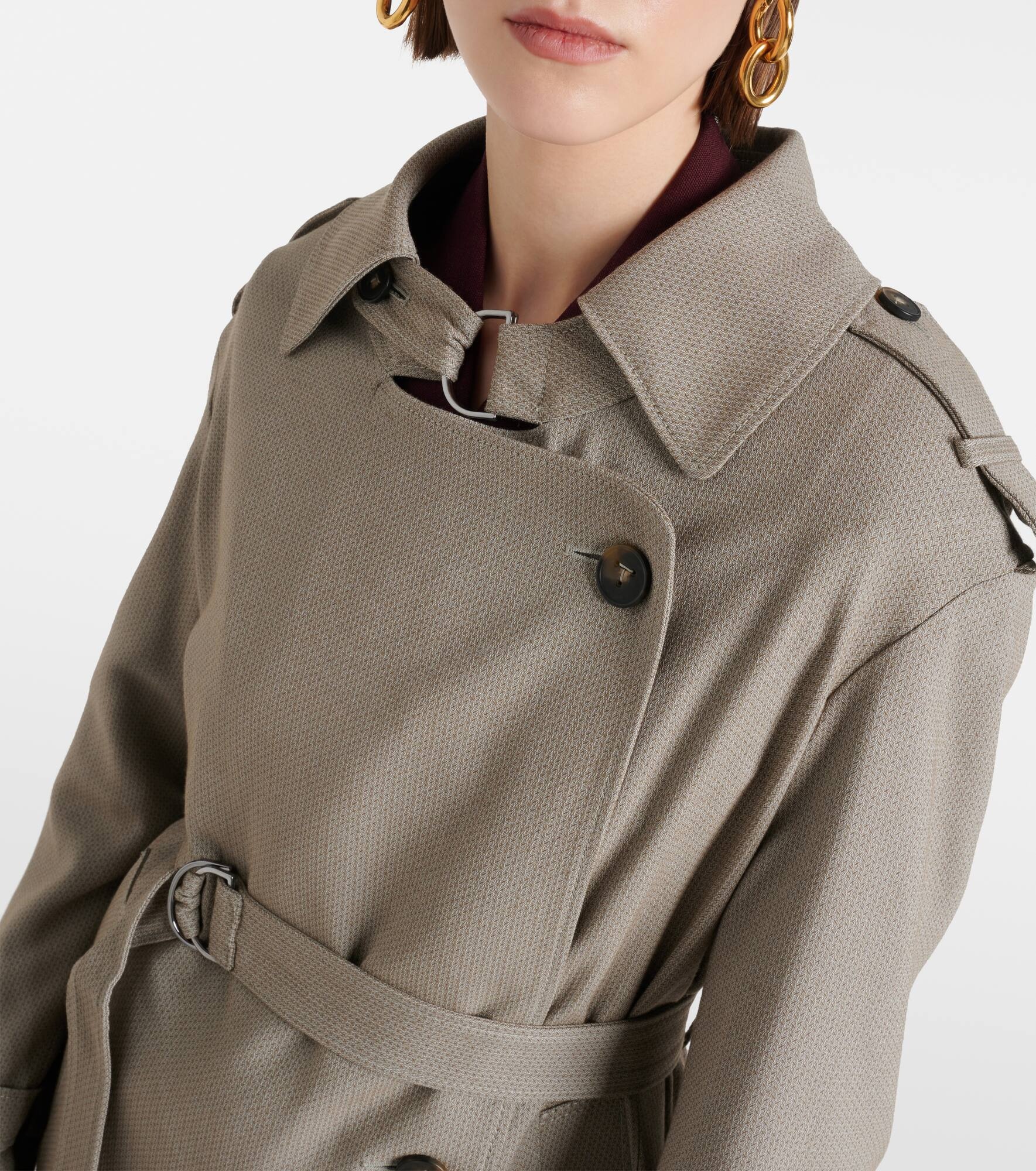 Belted trench coat - 4