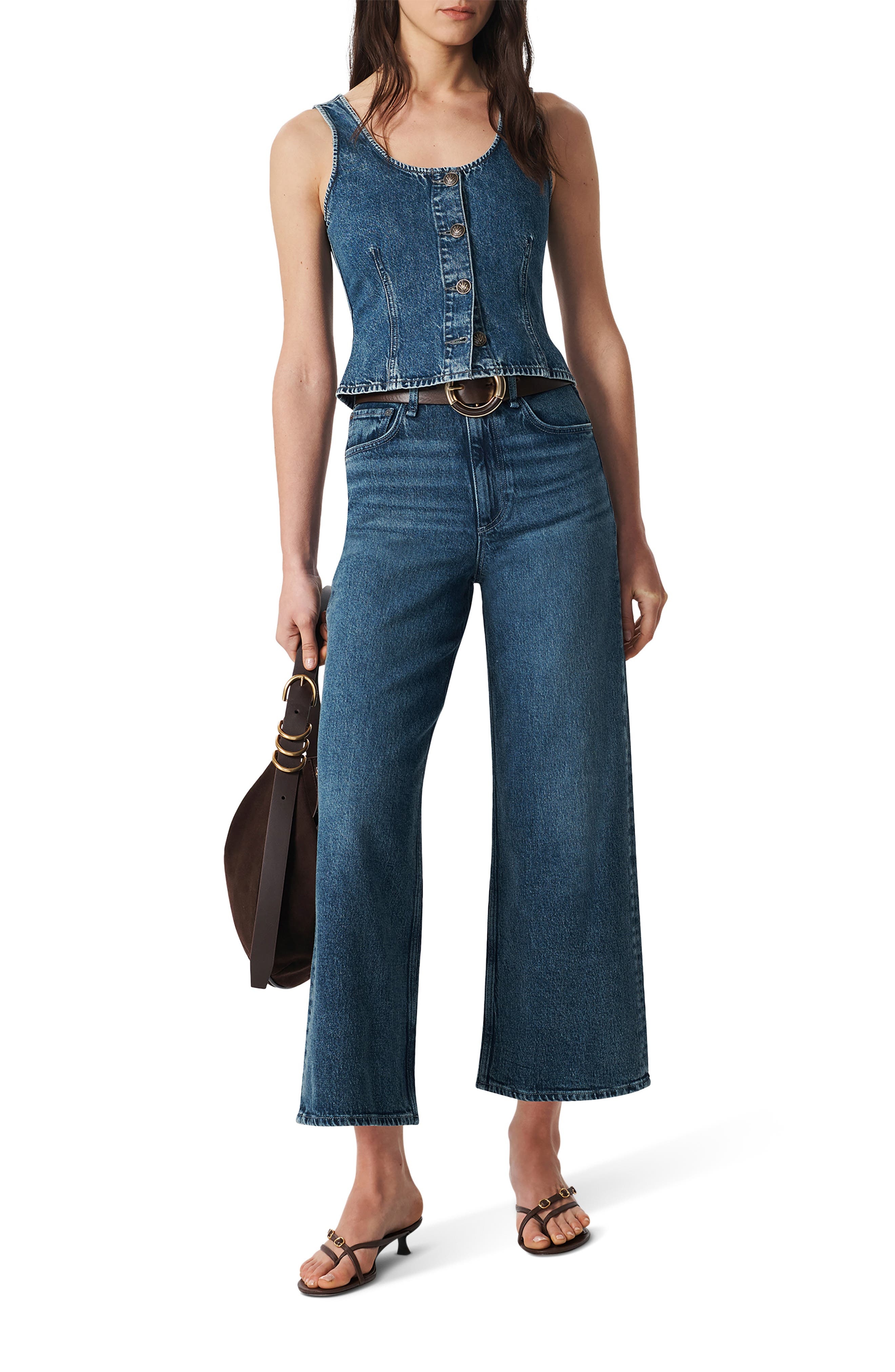 rag & bone Poppy Denim Vest in Adeline at Nordstrom - 5