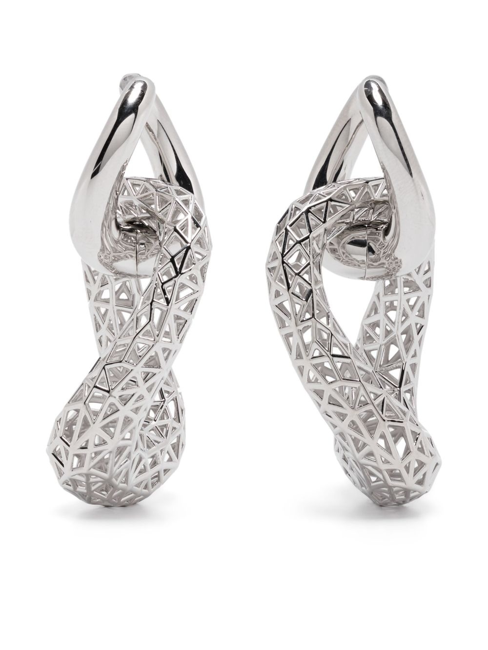 Maze hoop earrings - 1