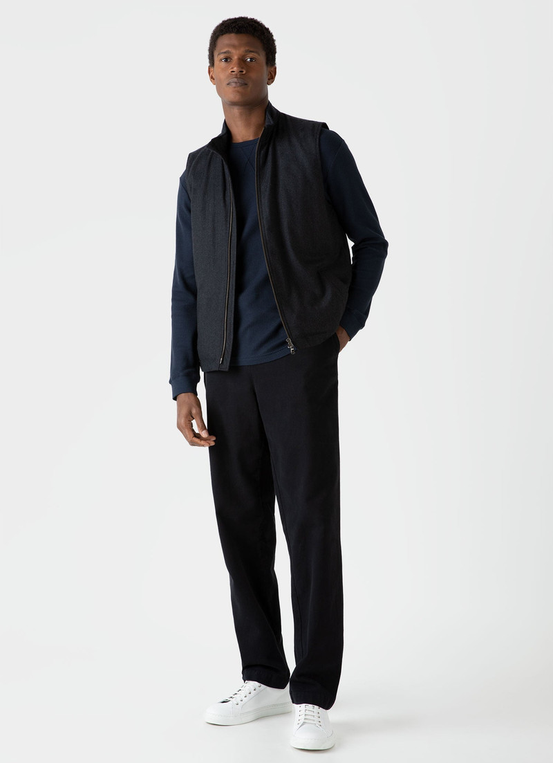 Sunspel Long Sleeve Waffle T‑shirt outlook