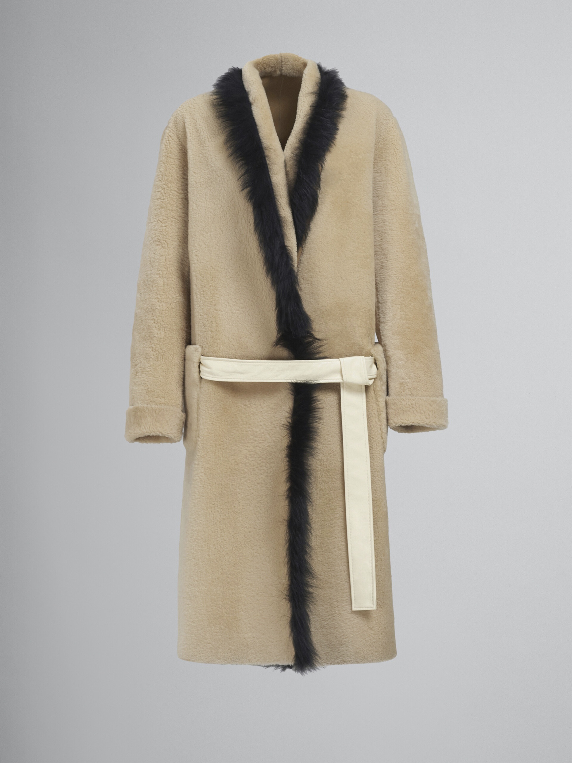 LIGHT MERINO VELOUR COAT - 1