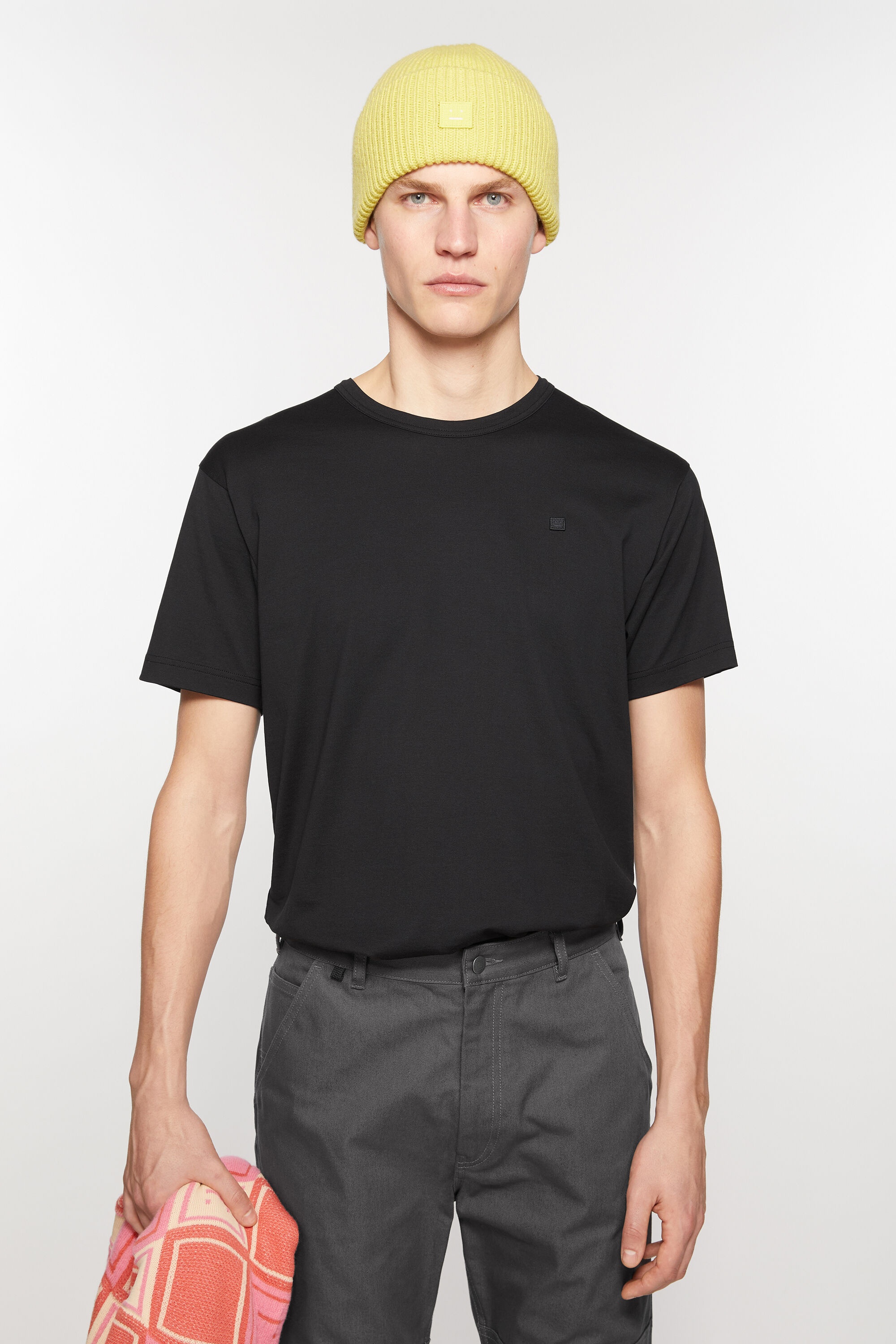 Crew neck t-shirt- Regular fit - Black - 2