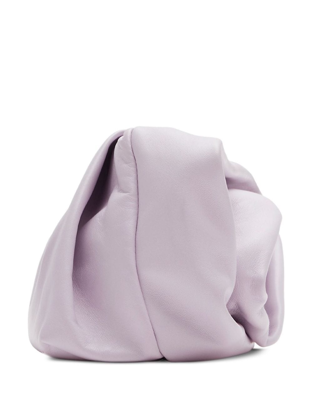 slouch-body leather clutch bag - 3