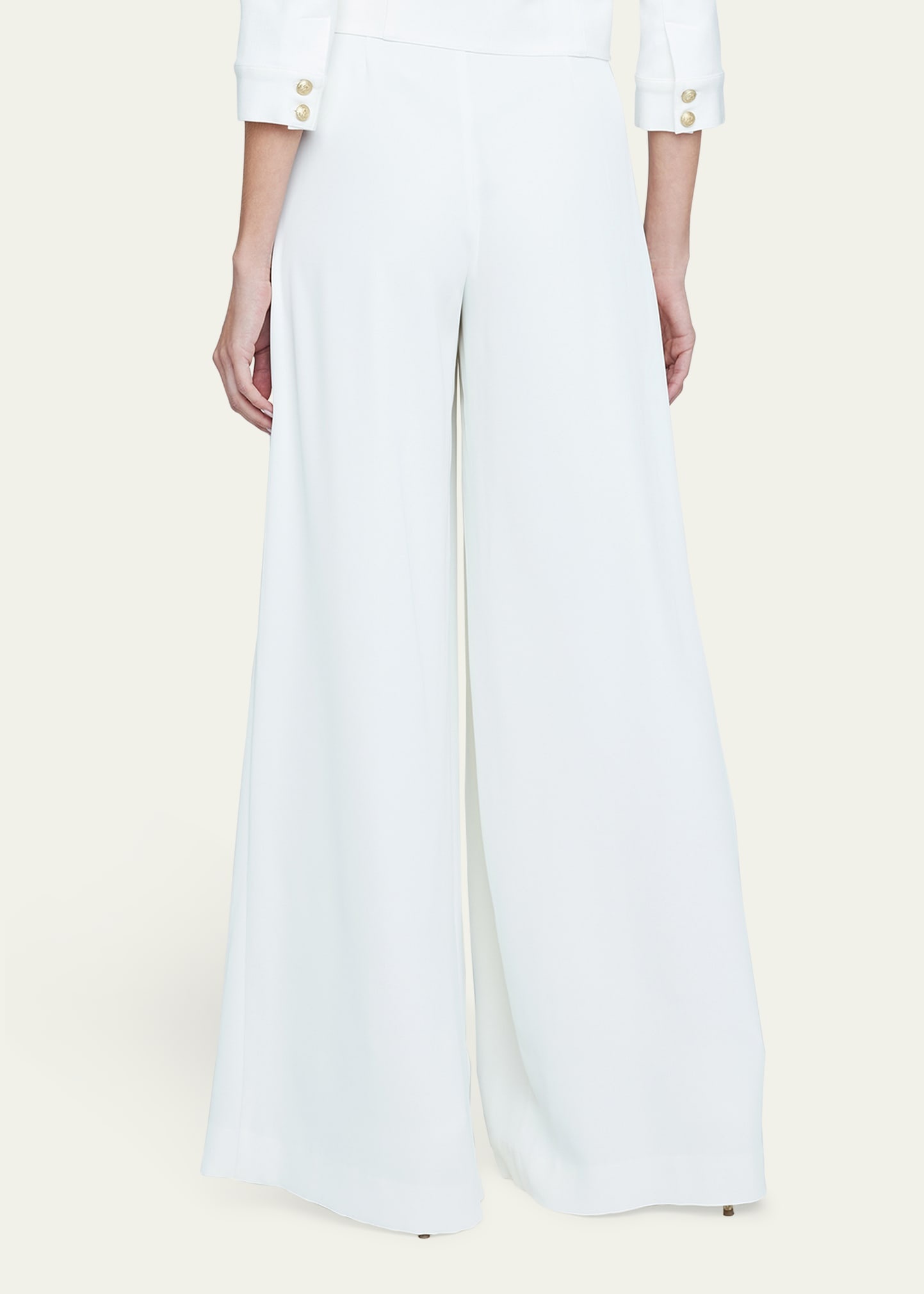 Nova Mid-Rise Wide-Leg Pleated Pants - 3