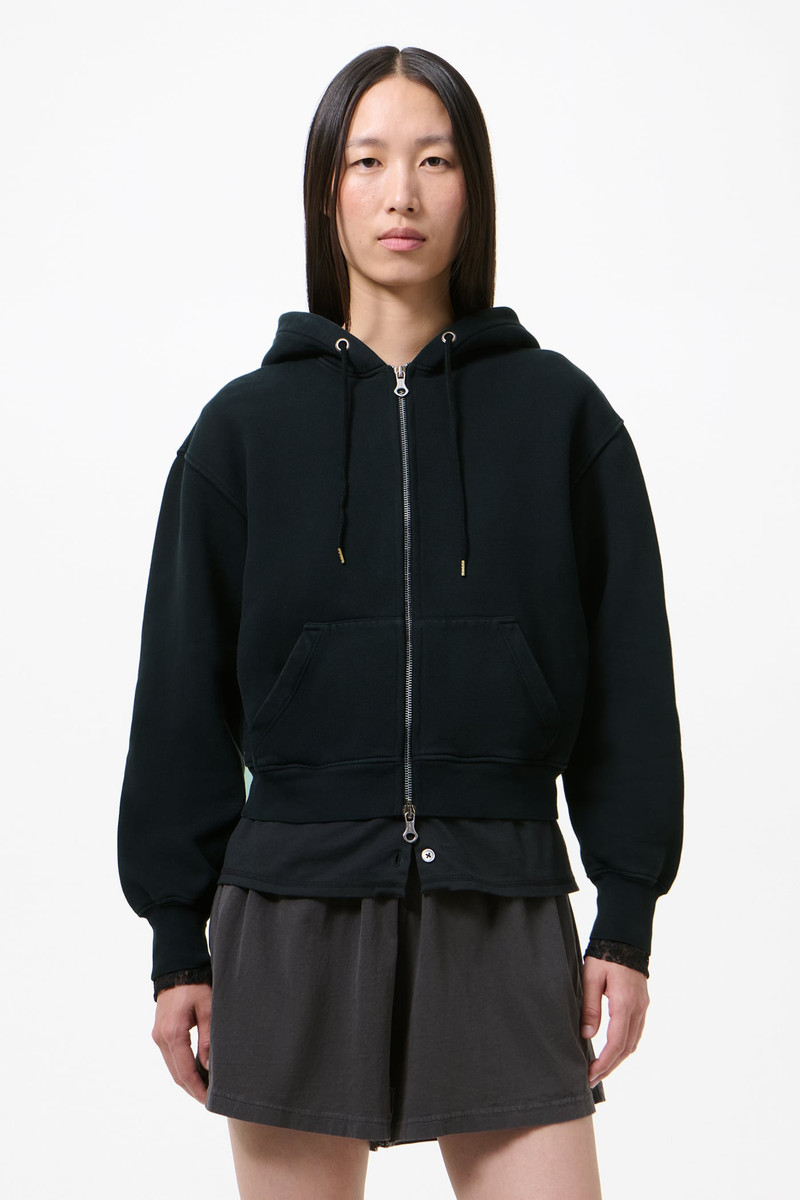 Mischief Hood Washed Black Star Fleece 3
