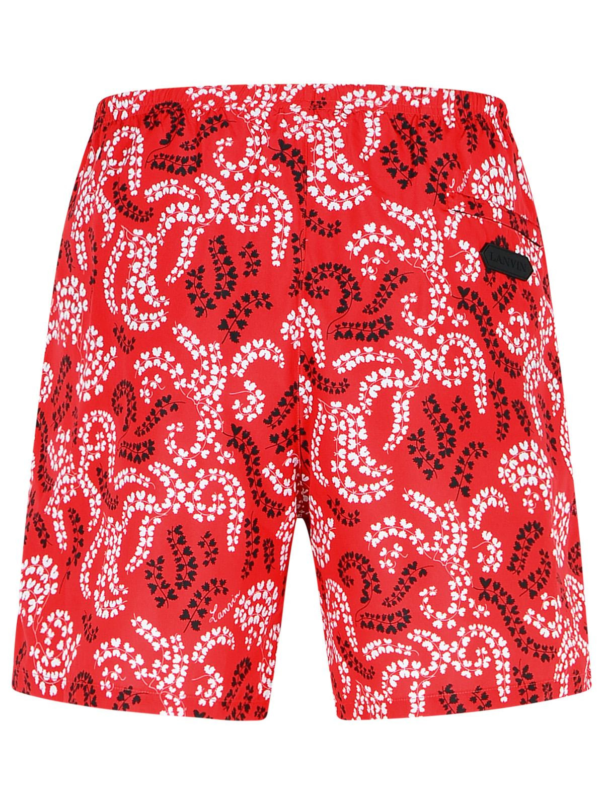 Lanvin Red Polyester Swimsuit Men - 3
