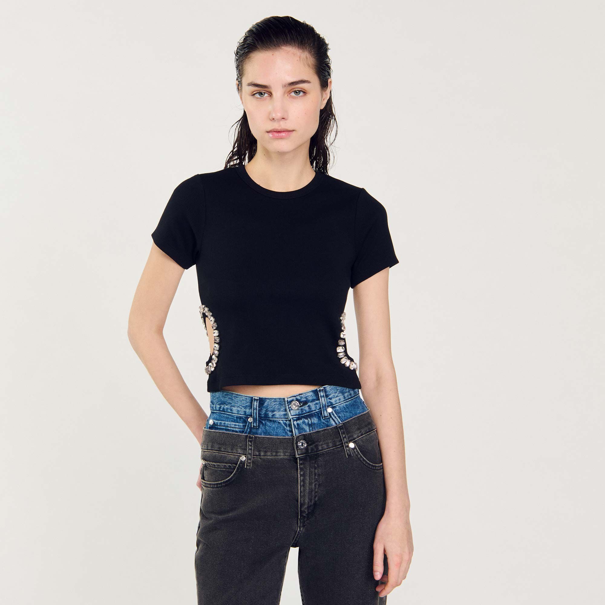 RHINESTONE T-SHIRT - 5