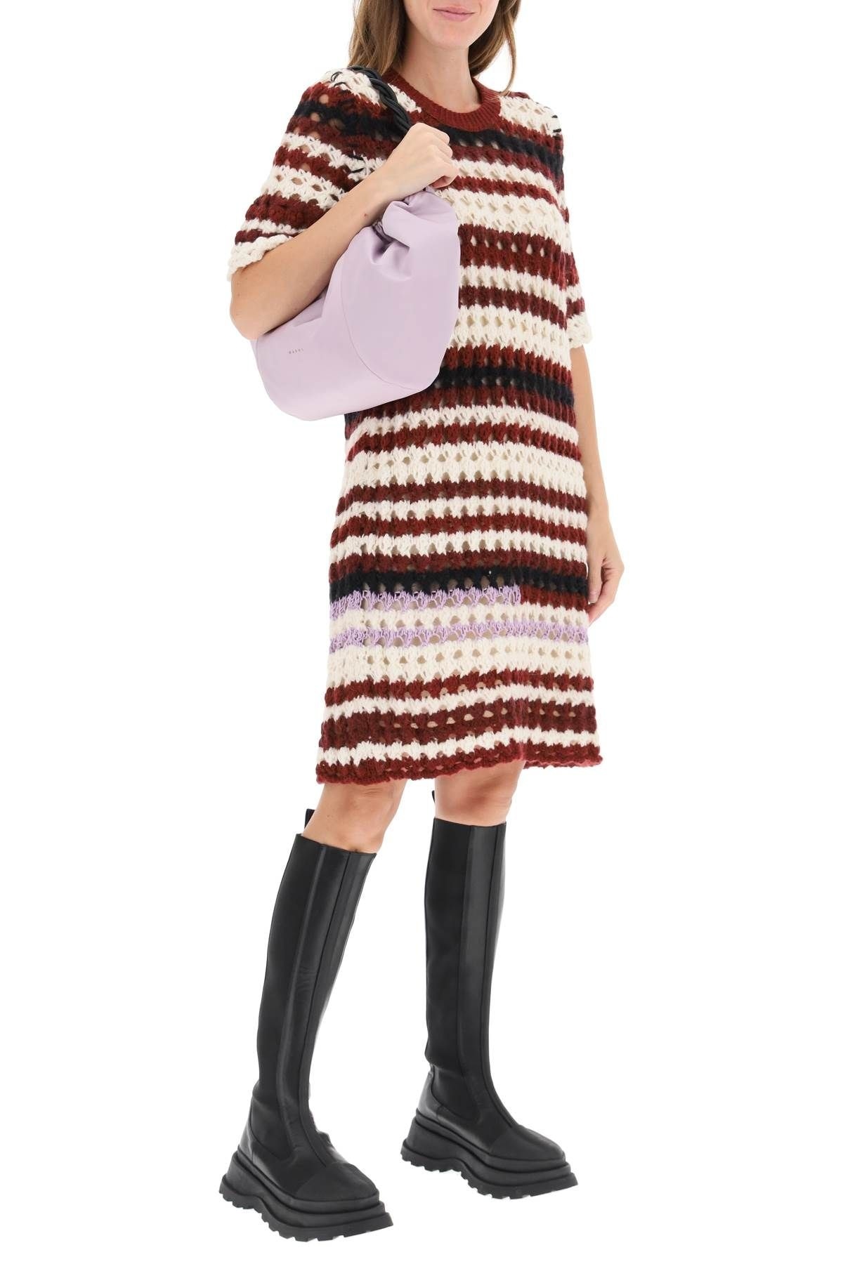 STRIPED CROCHET DRESS - 2