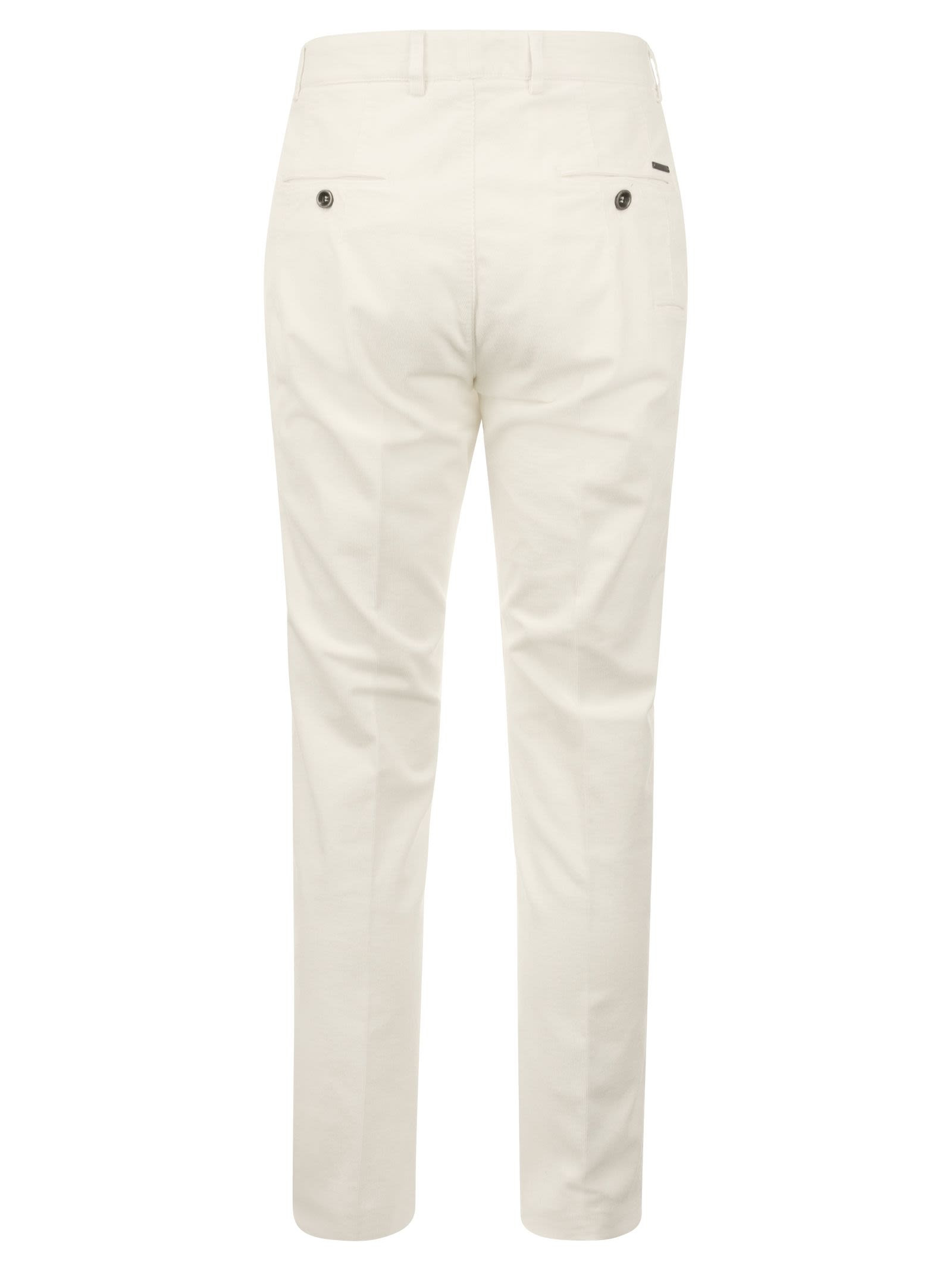 Peserico - Peserico Men Velvet Chino Trousers - 2