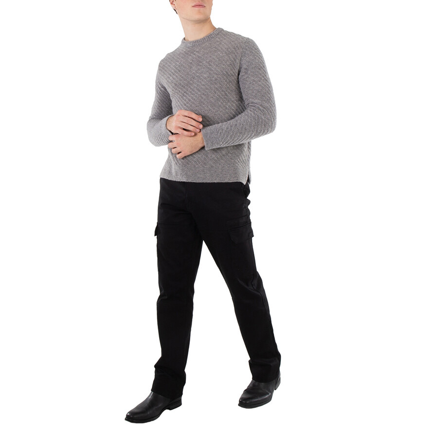 Solid Homme Grey Long-Sleeve Sweater, Brand Size 44 (US Size 34) - 4