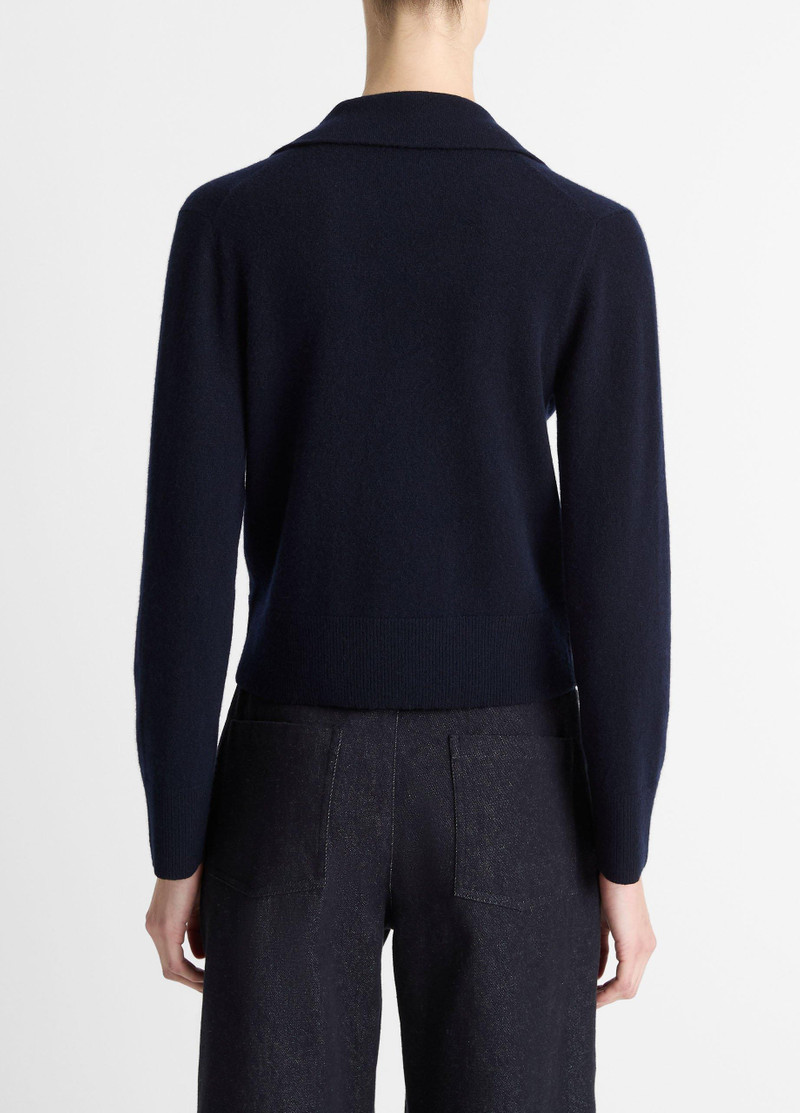 Vince Wool & Cashmere-Blend Lapel Cardigan outlook