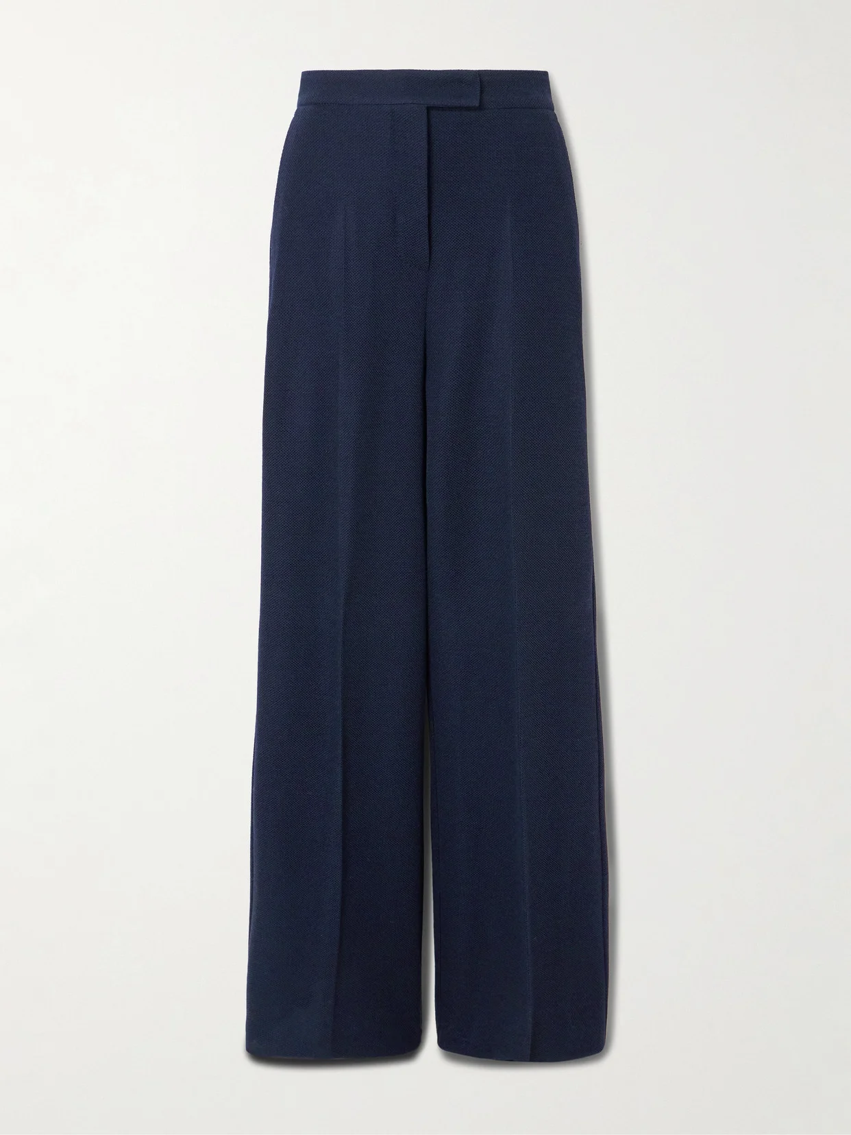 Wool Wide-leg Pants - 1