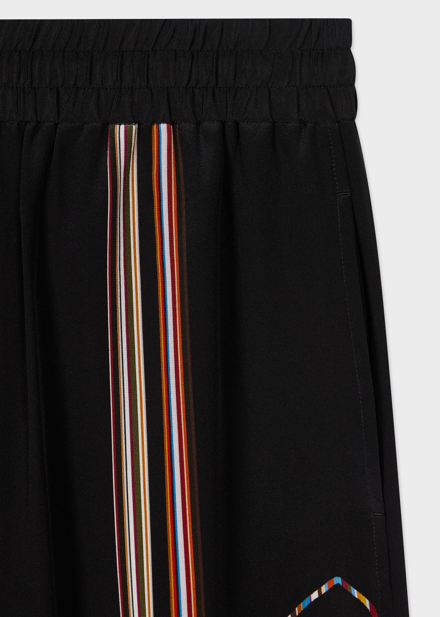 Women's Black Magnolia 'Signature Stripe' Trousers - 2