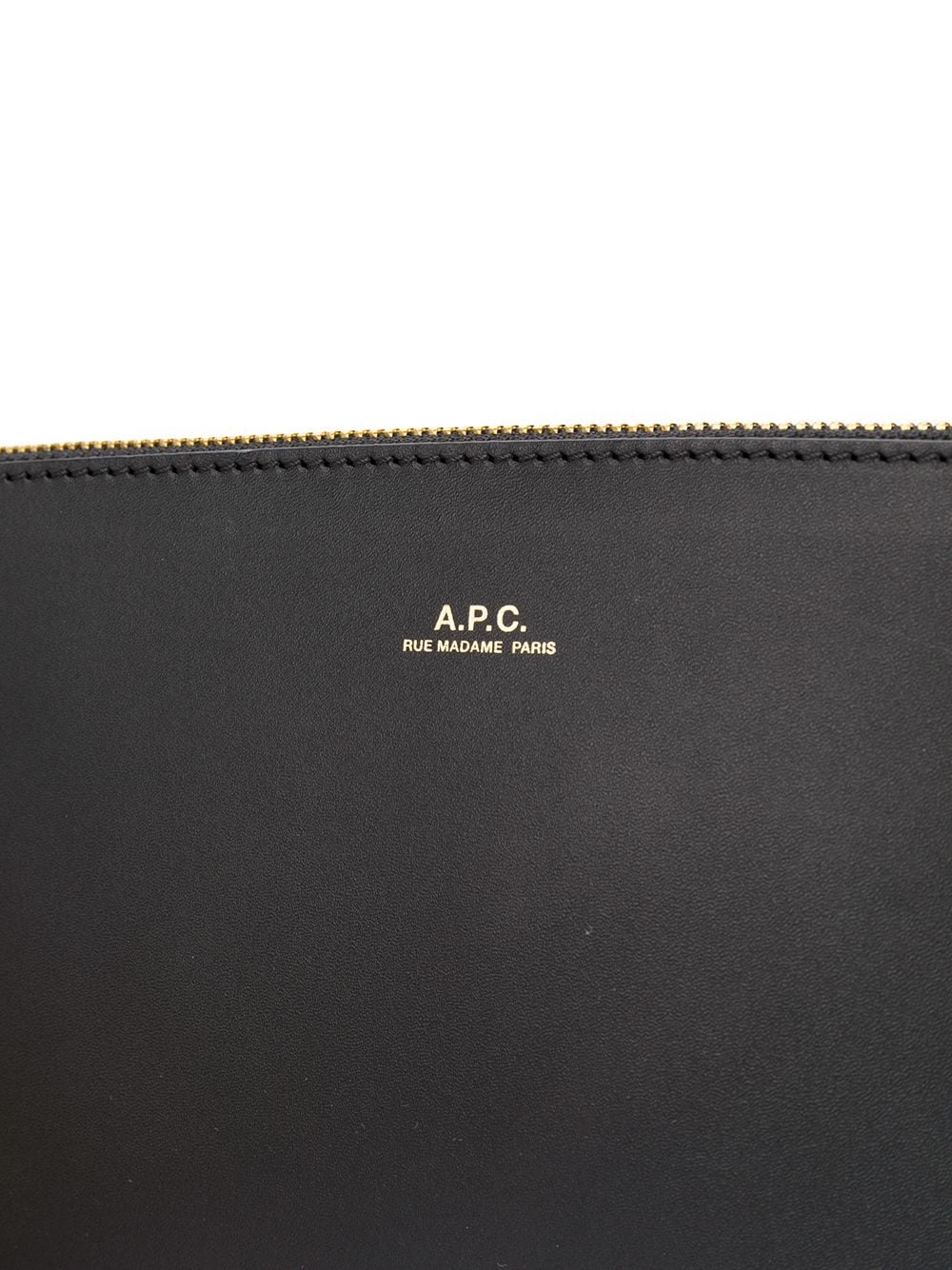 embossed logo clutch - 4