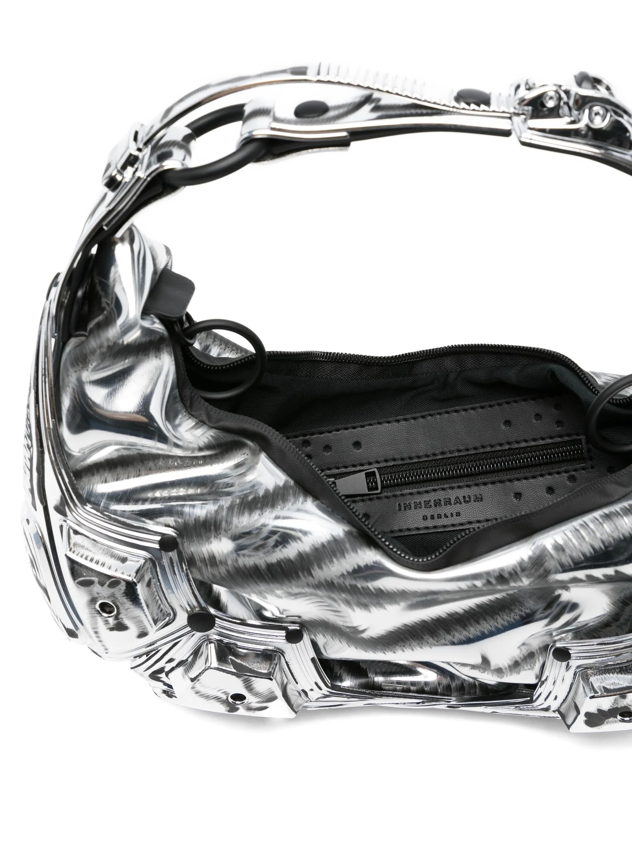 Innerraum Metallic-effect Top-zip Shoulder Bag - 3