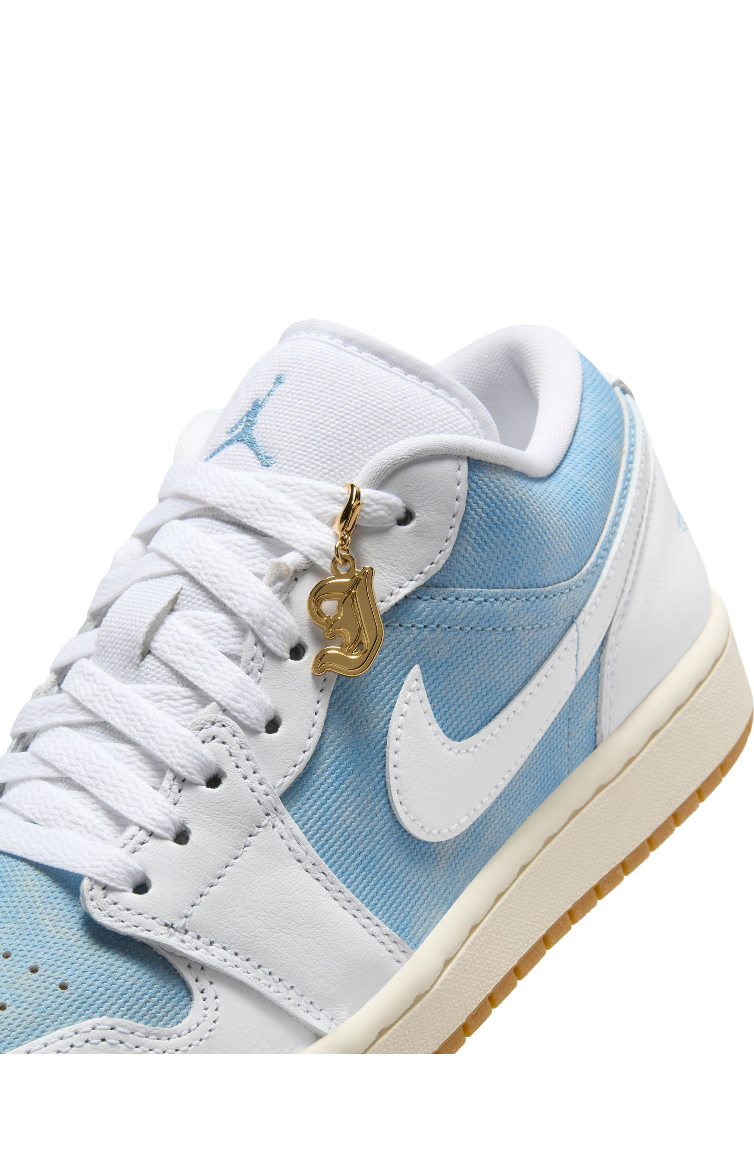 Nike Air Jordan 1 Low SE Sneaker in 400 Wrnblu/white at Nordstrom - 8