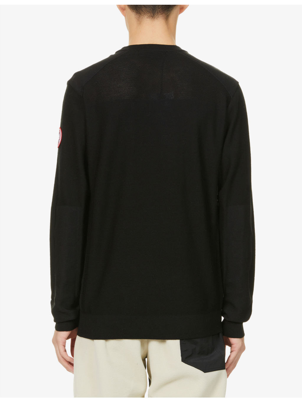 Dartmouth brand-patch wool jumper - 4