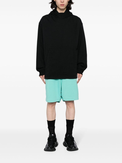 Y-3 logo-print track shorts outlook