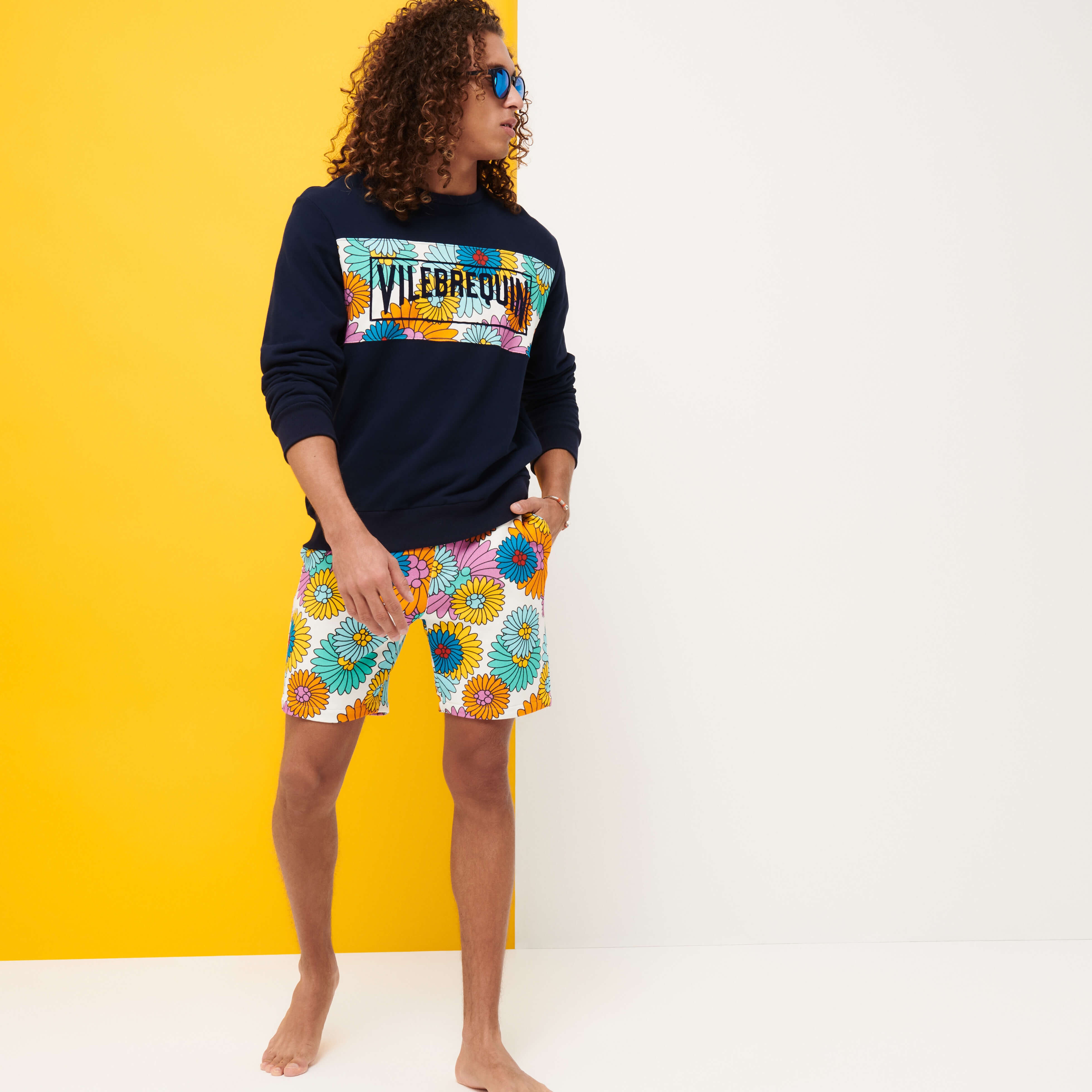 Men Cotton Sweatshirt Marguerites - 7