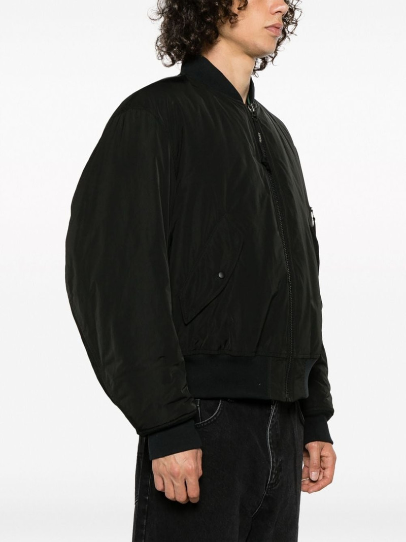 logo-print bomber jacket 3