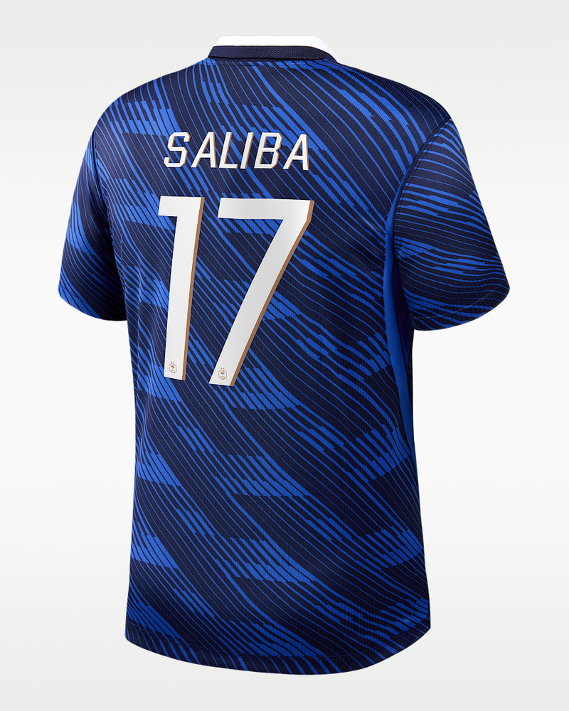 William Saliba France National Team 2026 Stadium Home Men's Nike Dri-FIT Soccer Jersey 1