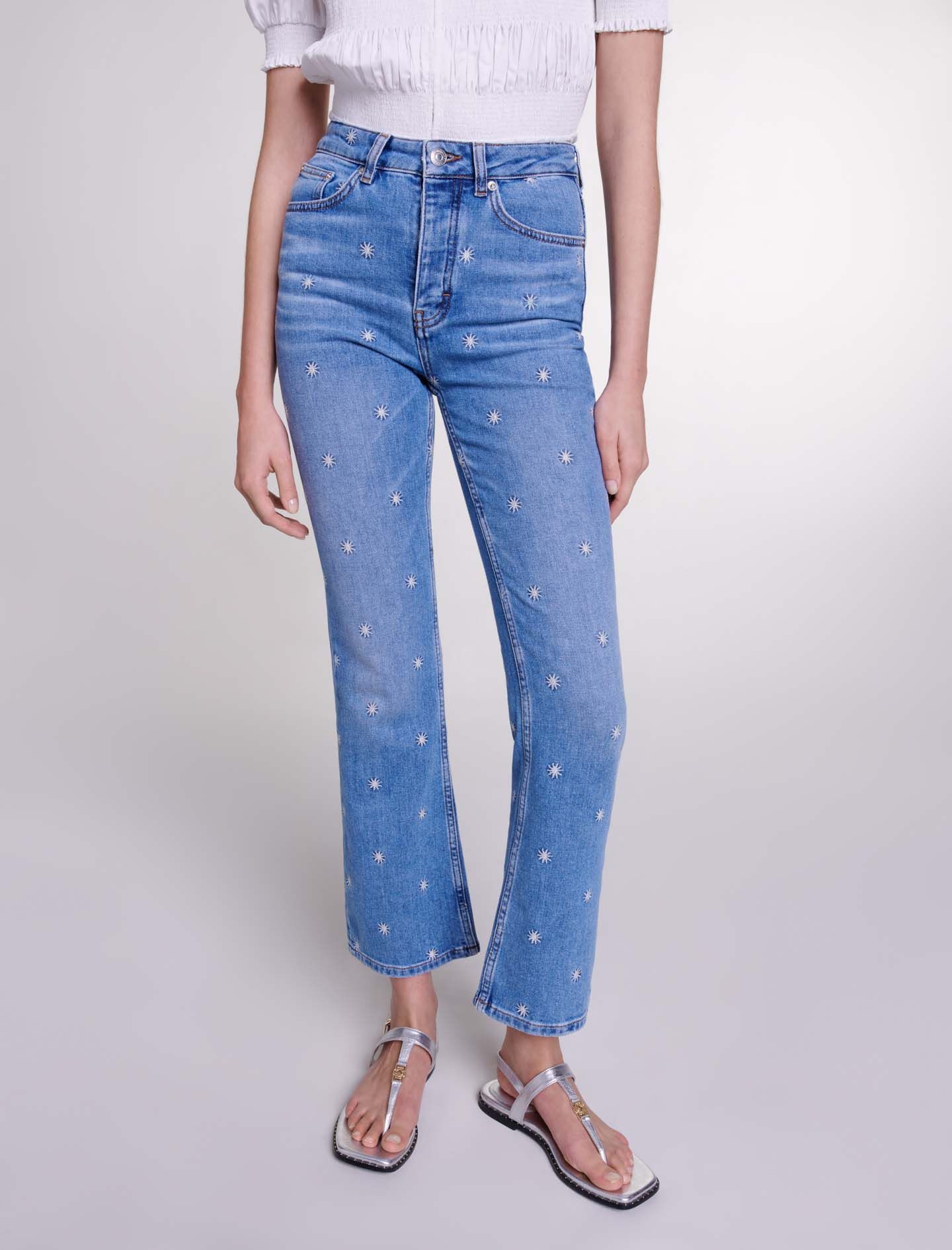 Embroidered jeans - 5