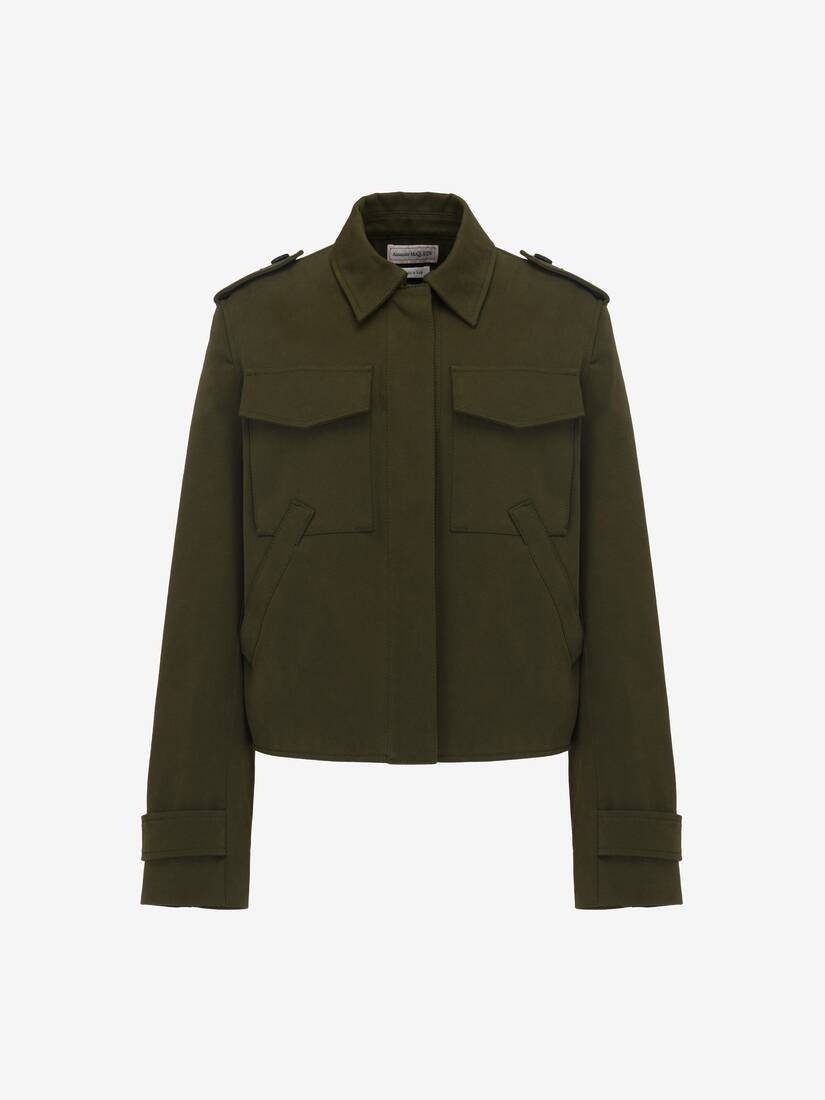 Cropped Cocoon Boxy Jacket - 2