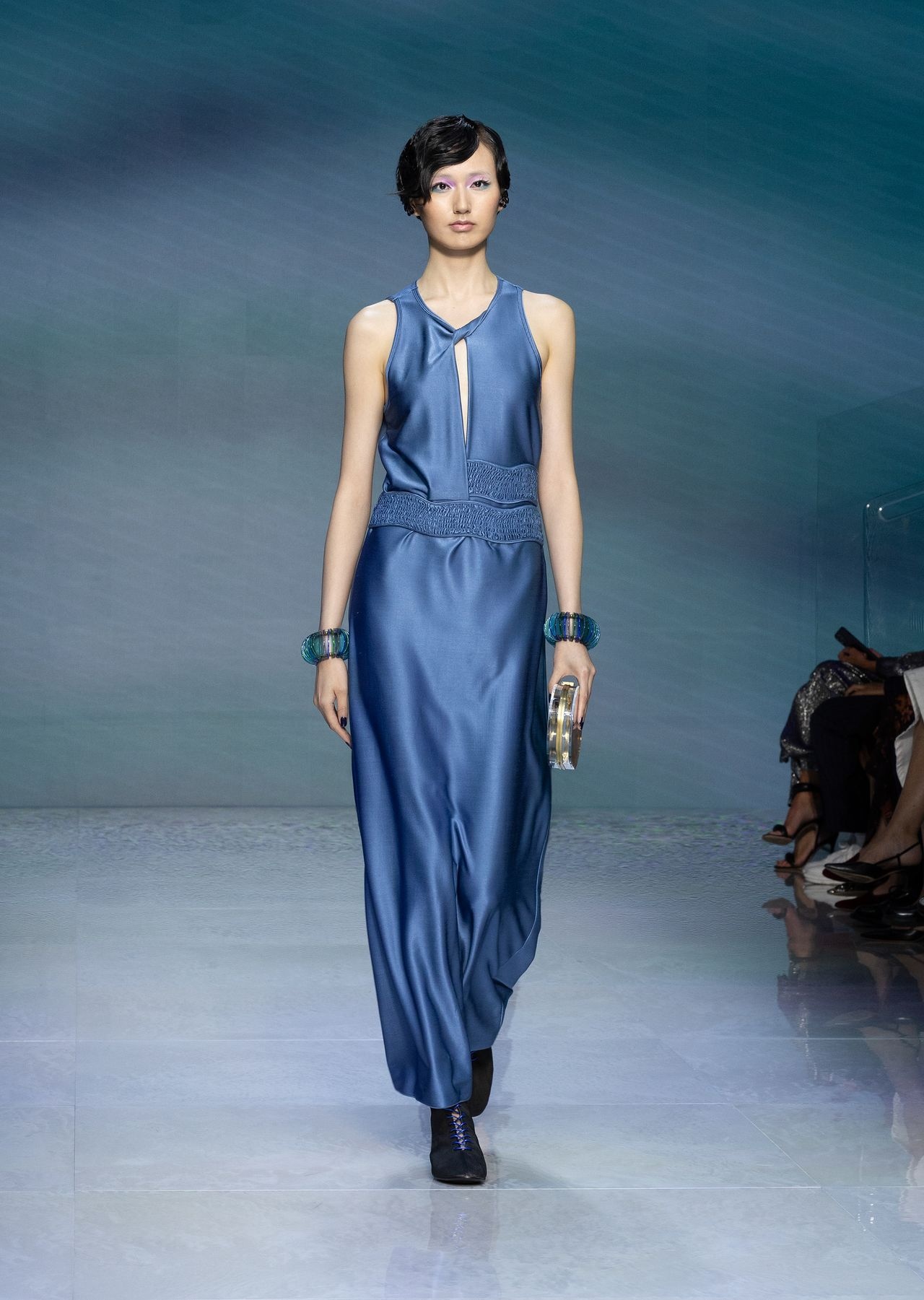 ASV long dress in stretch viscose - 7