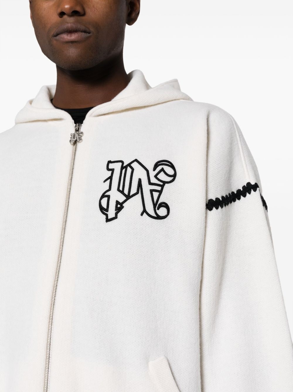 Monogram wool-blend hoodie - 5