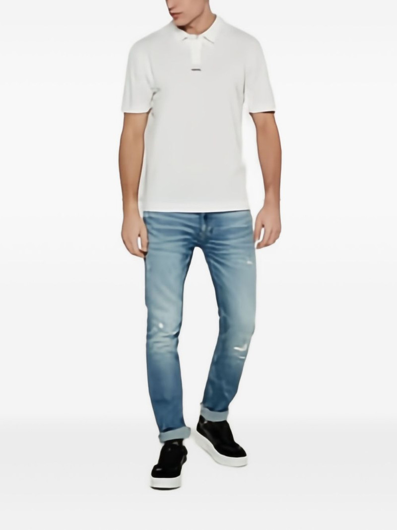 HUGO logo-embroidered polo shirt outlook