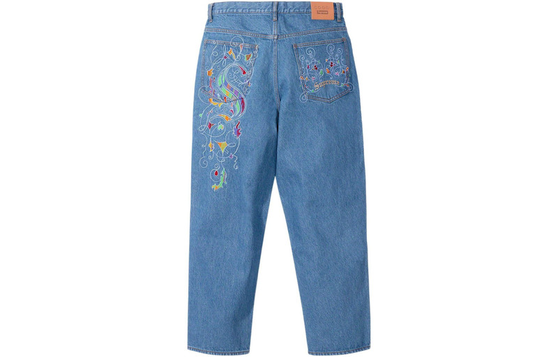 Supreme Supreme x COOGI SS23 Week11 Baggy Jean Pants 'Blue' SUP-SS23-206 outlook