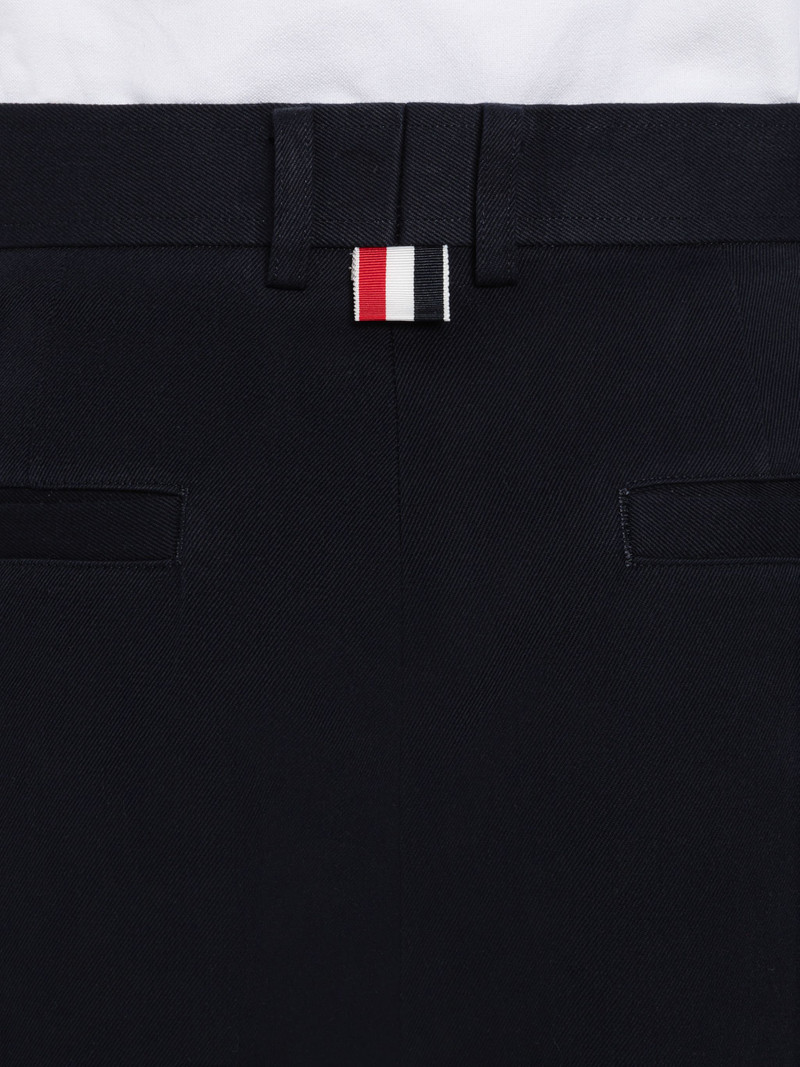 Stripe Twill Belt Loop Straight Leg Trouser 6