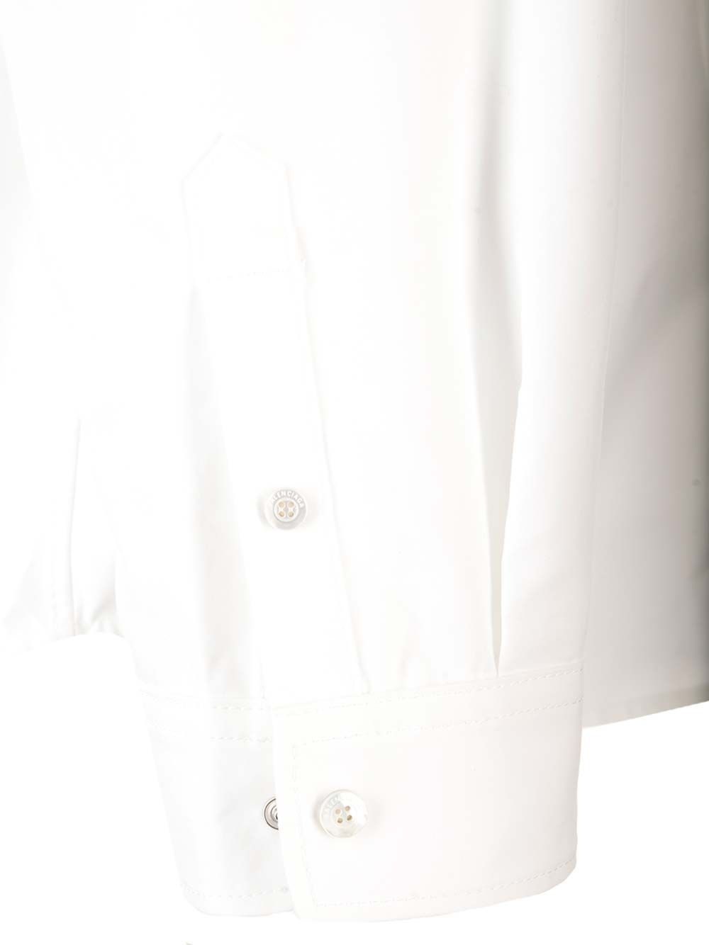 Large-Fit Shirt Shirts White - 5