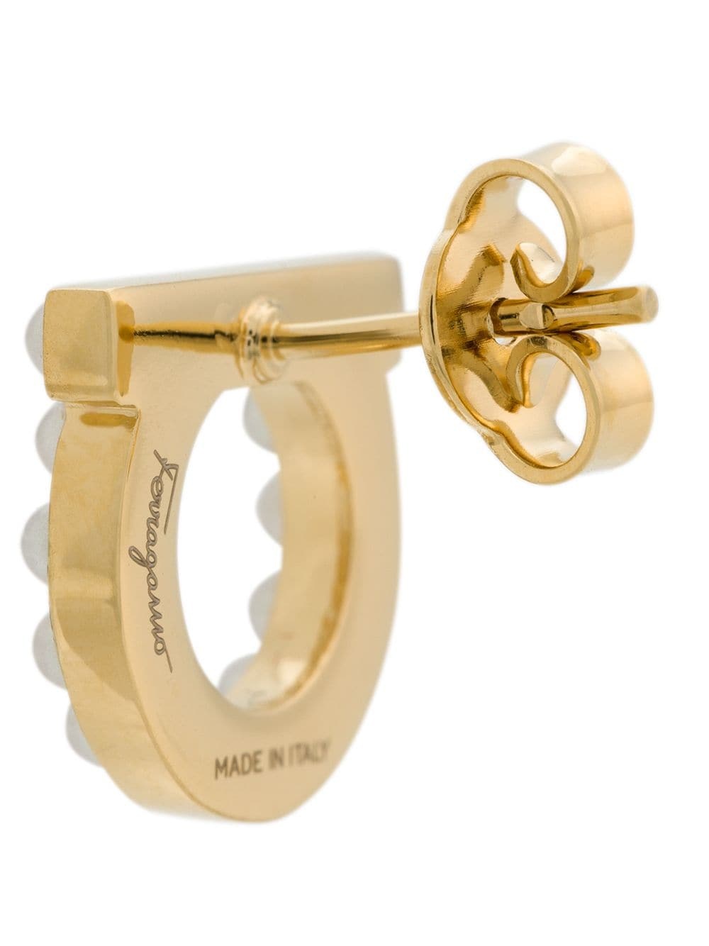 embellished Gancio earrings - 4